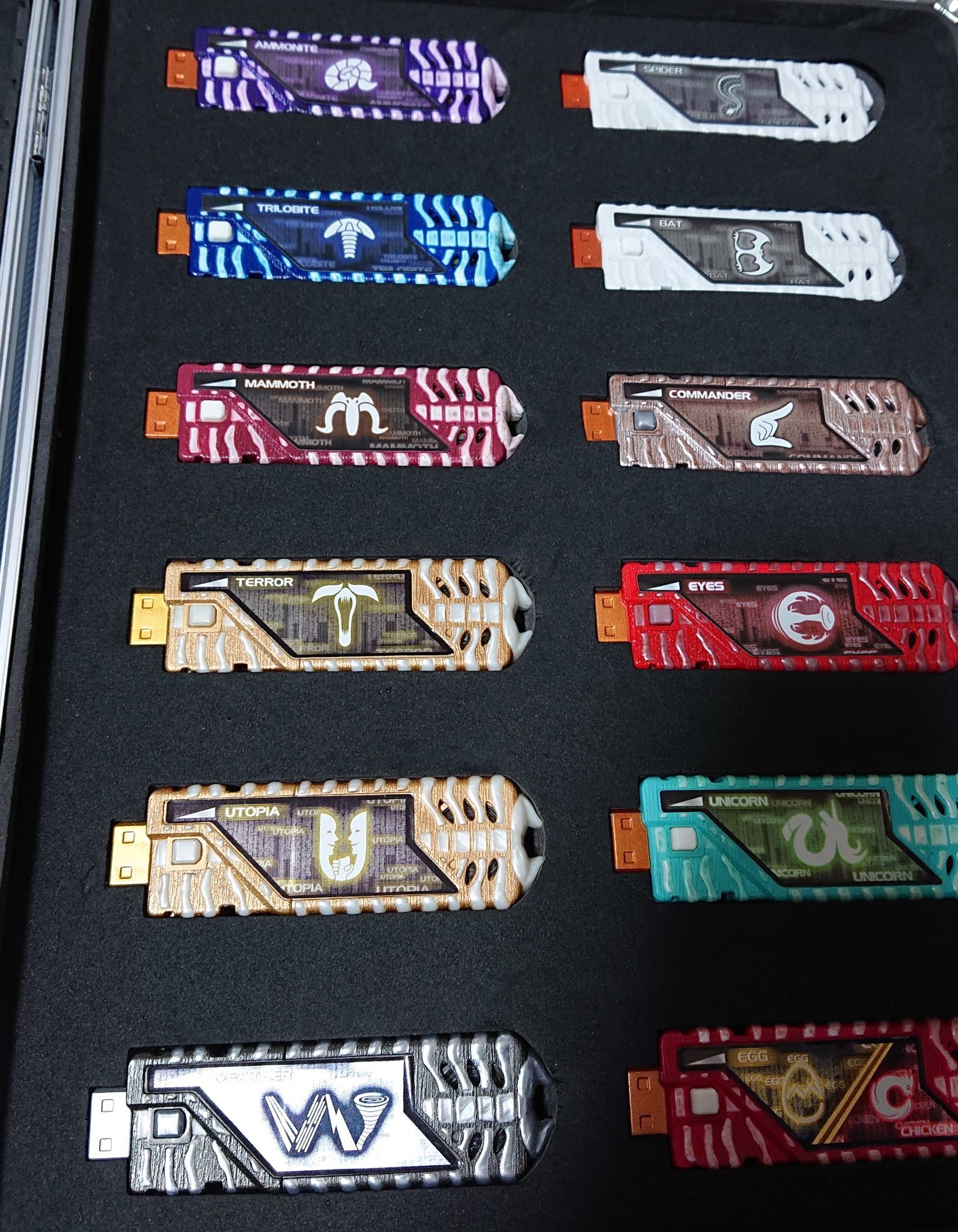 仮面ライダーW　ガイアメモリ　コンプリートセレクション　アームズメモリ等 仮面ライダーW ガイアメモリコンプリートセレクション ライト