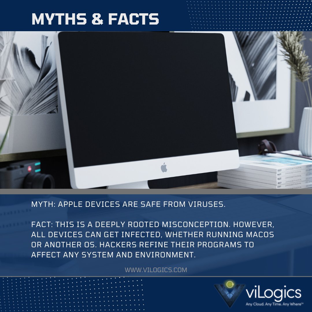 𝐌𝐘𝐓𝐇 &amp; 𝐅𝐀𝐂𝐓𝐒  𝐒 𝐄 𝐑 𝐈 𝐄 𝐒
Hackers can still break into your company's Macs to steal critical information!

hubs.li/H0Wky3H0
.
.
.
#apple #Mac #cybersecurity #securityexperts #dataprotection #infosec #hackers #firewall #infosec