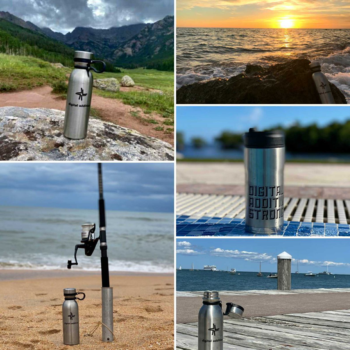 DigitalAdditive's tweet image. Happy Labor Day! We've had more sightings of the DA water bottle (and Yeti thermos) in the wild! Locations include Venice, Key Largo, and Palm Coast, FL, Colorado, and Martha's Vineyard!
#DAConnect #DAwaterbottle #emailmarketing #travel