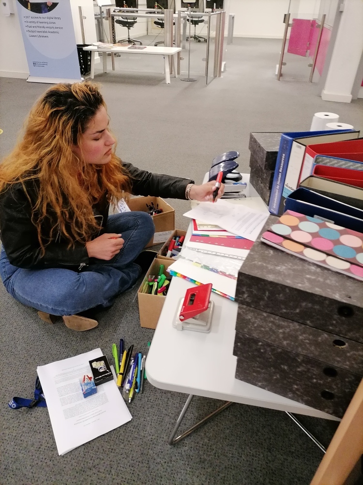 This stationery for re-use is proving extremely popular! More items from @GreenLondonMet have just arrived at Holloway Road Library. Help yourself, help the environment!