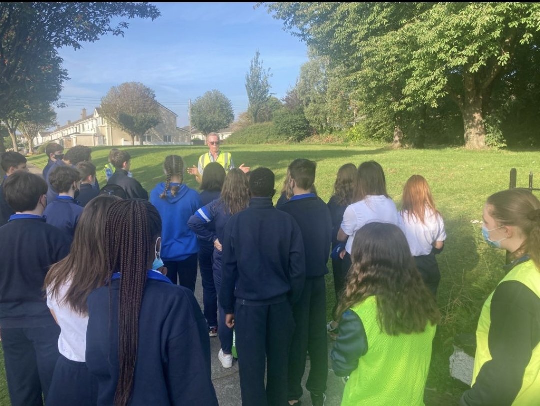 edmundrice2017's tweet image. As part of their Community Care module, the TYs will be working with Tidy Towns Blanchardstown. We walked through the village today to see the great work that has been done! Thanks to Gerry and the Tidy Towns team for our guided tour! @BlanchardstownT #generosity
