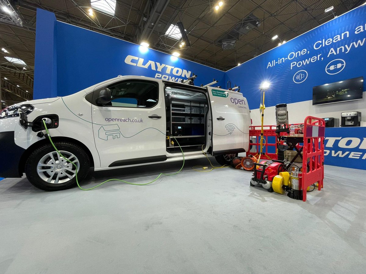ClaytonPowerUK's tweet photo. What a response to our all-new, all-in-one LPS II at this year’s @TheCVShow! Thanks so much to everyone who came to check it out. 
#CVShow21 #fleetmanagers #cleanenergy #Sustainability https://t.co/gnexWgoXJt