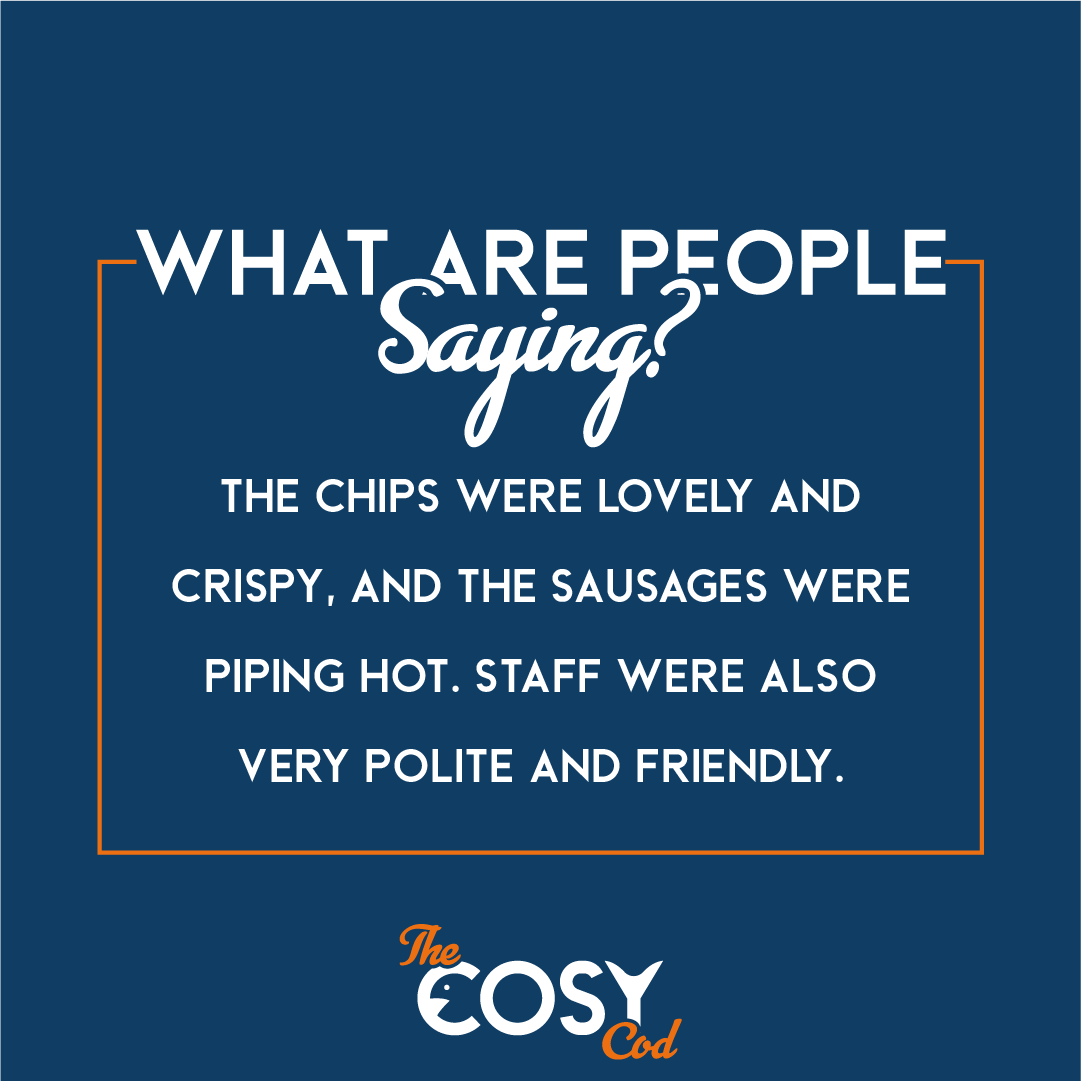 It's always a pleasure to serve you 💙

Please leave us a Google review! Your feedback allows us to improve and enhance your experience!

Visit our shop based on 26 Carrington Rd, Stockport.
​
​#buylocal #fishandchips #thehappynow #livethelittlethings #petitejoys #simplepleasures