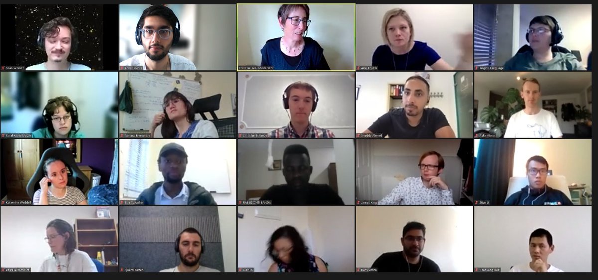 Our Europe/Africa Career Collaboration and Networking workshop cohort back from the break ready to discuss priorities for research and innovation for the future of #AtmosChem <a href="/IGACProject/">IGAC Project</a> @facilitatorbell