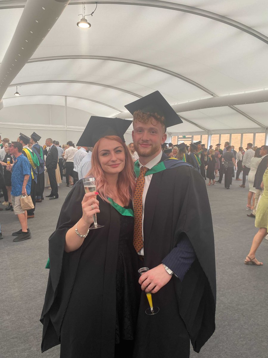 motivepr's tweet photo. Massive congrats to Motive’s very own @megturnercooper and @morganburkepr on their graduation today! Both picked up their Journalism degrees from NTU. Well done you talented pair! https://t.co/cCY69jeBE6