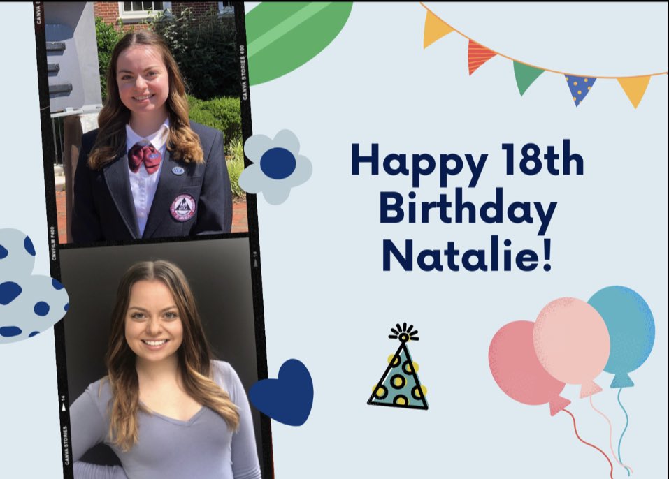 18th Birthday ALERT!! Today, September 6th, marks the day that Natalie Hudson is officially a legal adult! Natalie is one of Delaware HOSA’s Courtesy Corp members, and for her birthday she asks for you to consider donating to the Parkinson’s Foundation (parkinson.org).