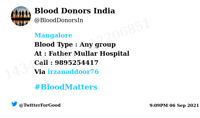 Blood Donors India tweet media