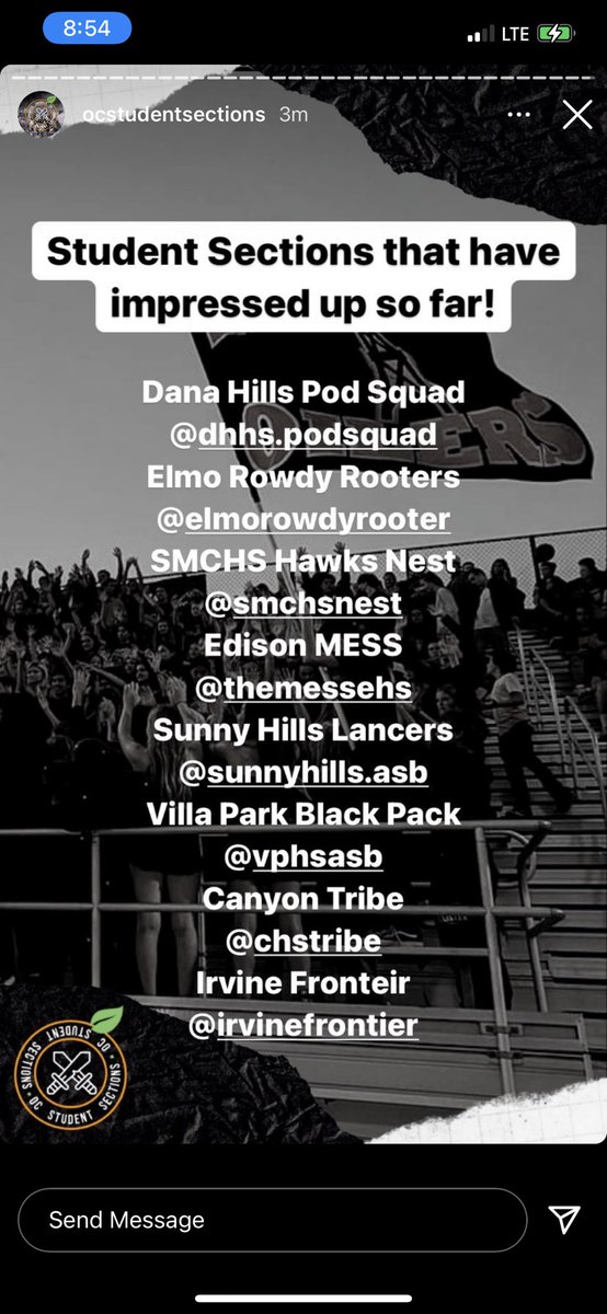 Some of you know I am the guy for the Student Section Report. A lot of people pride themselves with the work that they do and don’t take duplicate work lightly. A student section page has done this a few times these last few days by taking our ideas. This isn’t a coincidence.