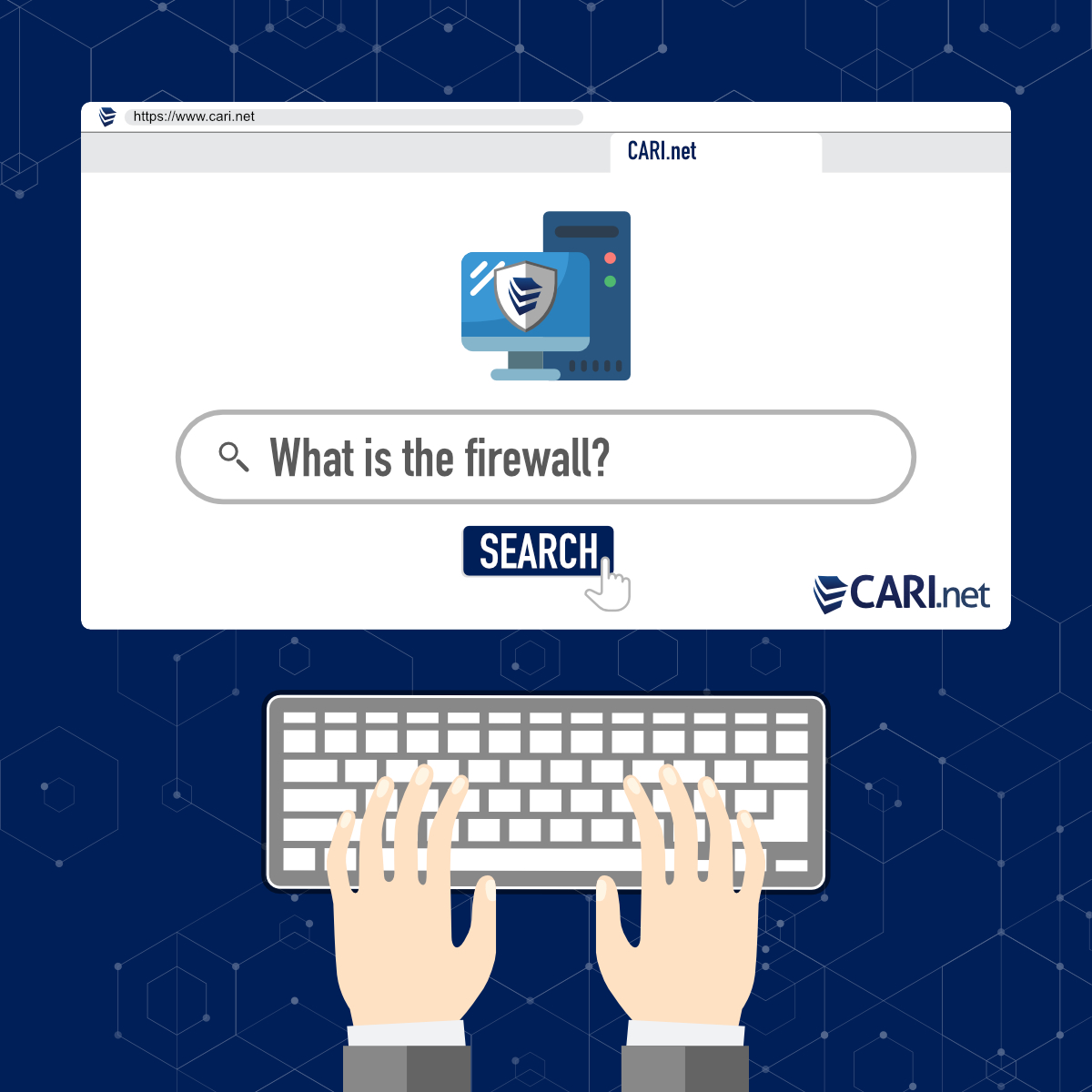 CARInetInc's tweet image. What is the firewall? A firewall is a network security device that monitors network traffic - inbound and outbound - and decides whether to allow or block specific traffic based on a defined set of security rules.

#ITConcepts #Firewall #CARInet