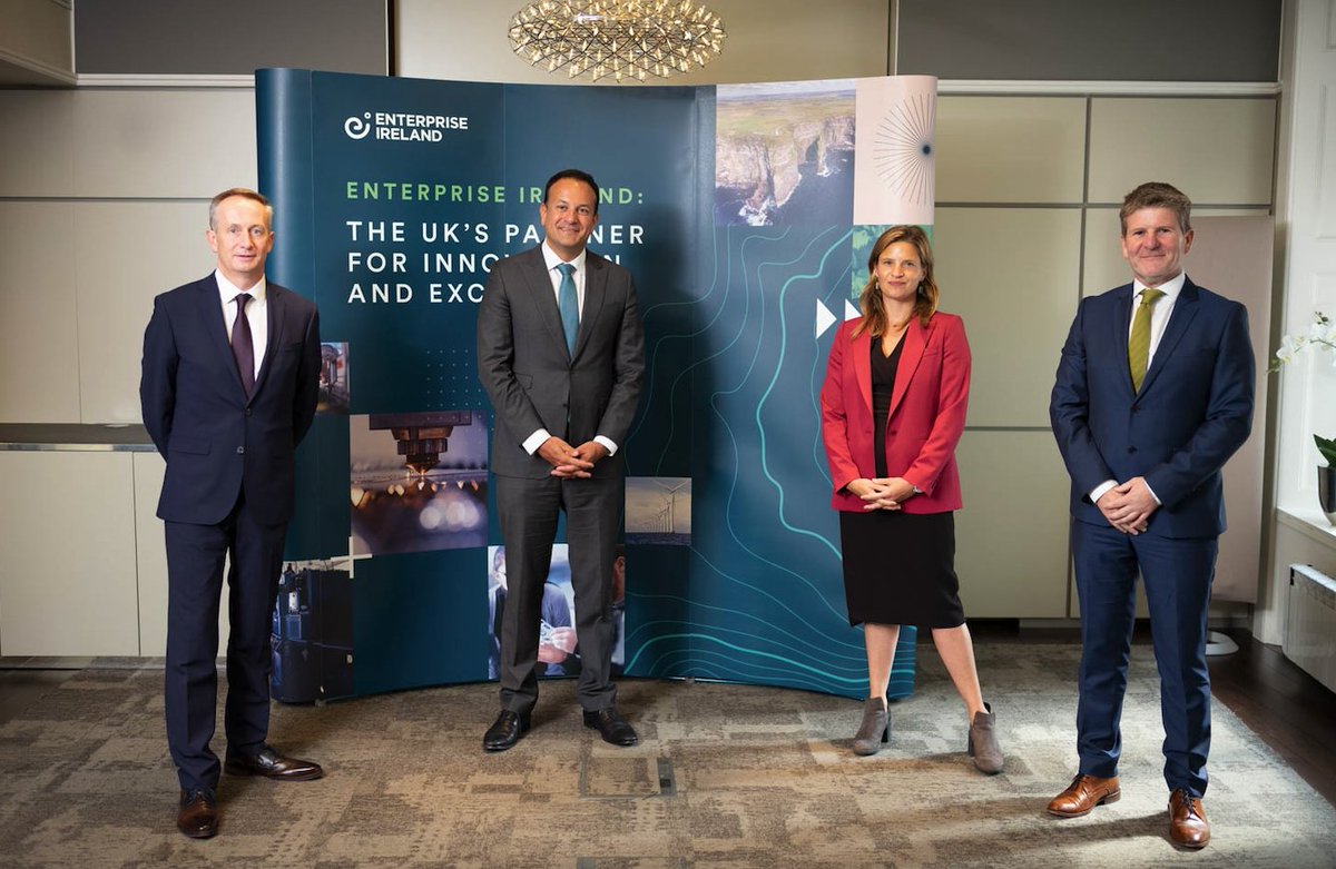 ESSmodular's tweet photo. Our CEO Paul Tierney and Divisional Director, Emily King were invited by @Entirl @EI_TheUK to a London Leaders event with An Tánaiste Leo Varadkar, Ireland's Deputy Prime Minister and Leo Clancy, CEO Enterprise Ireland. https://t.co/lo4VPO6PQH