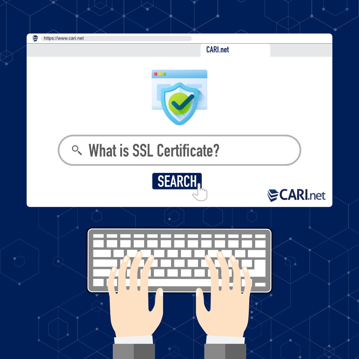 CARInetInc's tweet image. What is an SSL certificate?

SSL (Secure Sockets Layer) is a global security standard that allows the transfer of encrypted data between a browser and a web server. Basically, the SSL layer allows two parties to have a private &quot;conversation&quot;.

#ITConcepts #SSLCertificate #CARInet