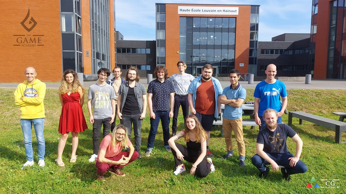 C'est la rentrée à la CG Academy de la HELHa ! Voici la nouvelle cuvée 2021-2022 de la GameAcademy!!