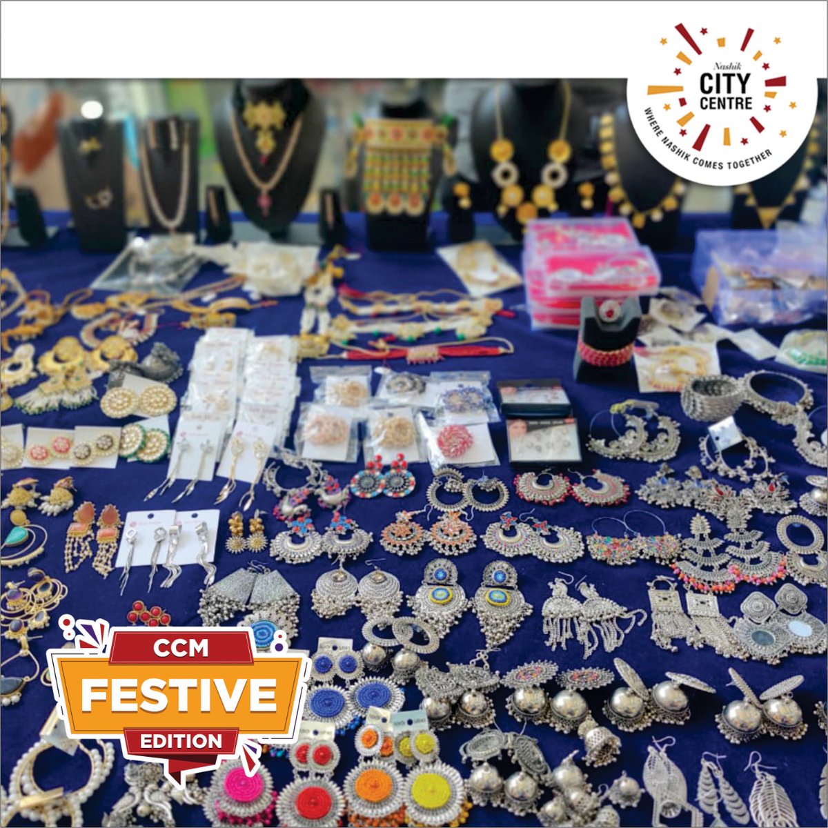 nasikcitycentre's tweet photo. Did you miss our CCM Festive Edition exhibition? Here's a glimpse from our exhibition. Enjoy and stay tuned for our upcoming exhibitions.
#exhibition #ccmexhibition #mallexhibition #ganpatishopping #festiveshopping #festiveoffer #shopping #mallreopen #mallsofindia #ccmnashik https://t.co/JAx5VGhFmZ