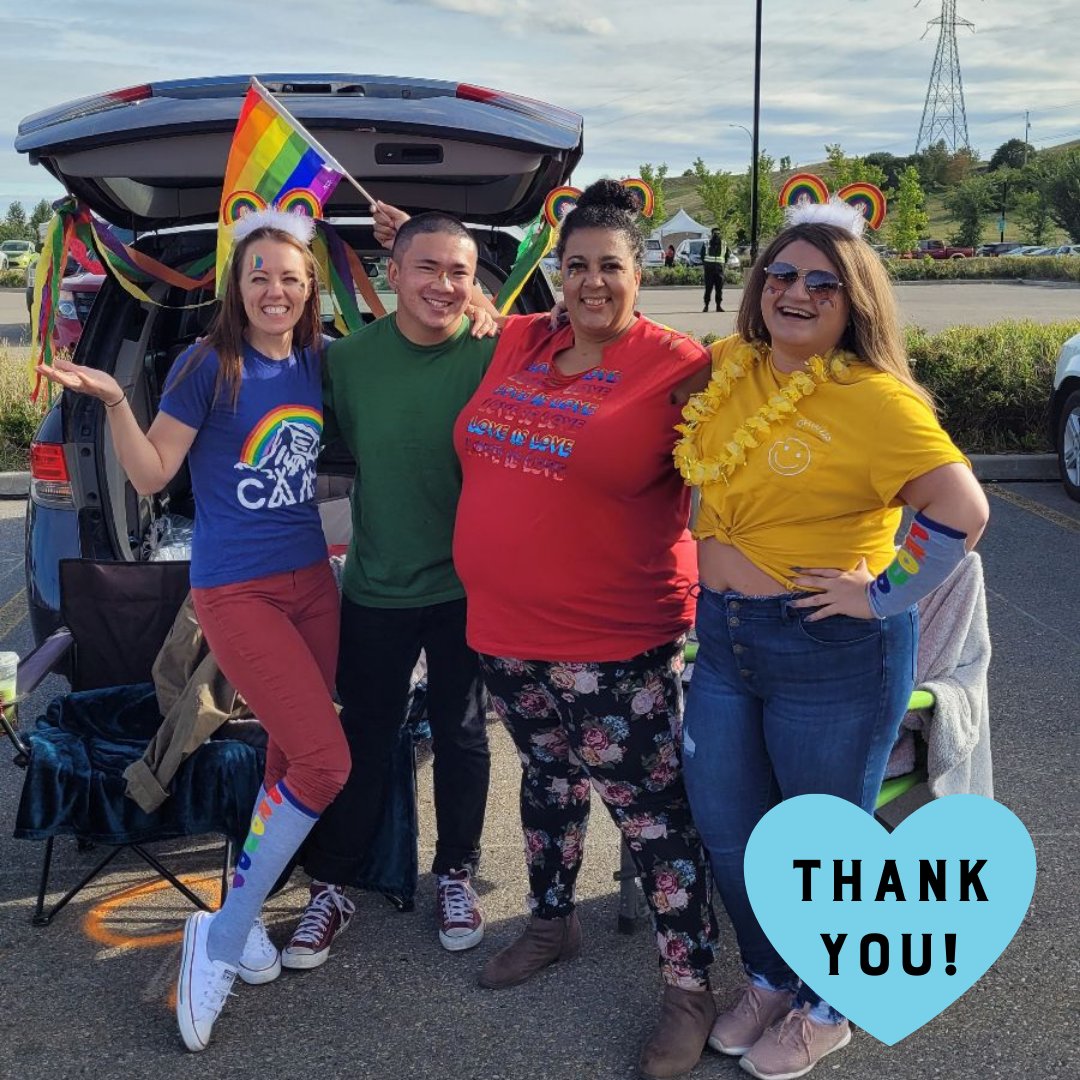 Thank you, Mohkinstsis. Thank you, Treaty 7. Thank you, Métis Nation of Alberta, Region 3. And thank you, Calgary. We couldn't make Pride happen without you!

Thank you to everyone who celebrated Pride in YOUR own way!  

#WeAreCalgaryPride #BigPride