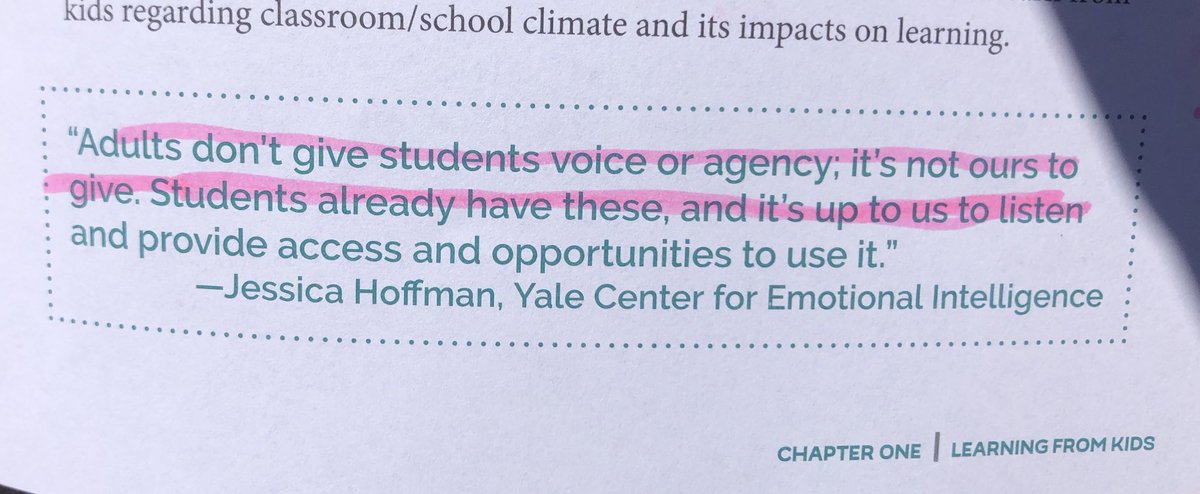 AggieSalterITS's tweet photo. “Adults don’t give Ss voice or agency, it’s not ours to give. Ss already have these, and it’s up to us to listen and provide access and opportunities” help them discover their genius! #evolvinglearners @LainieRowell @drkristyandre @LaurenMStein @thardertech @smgaillard https://t.co/3zBWGnNBFY