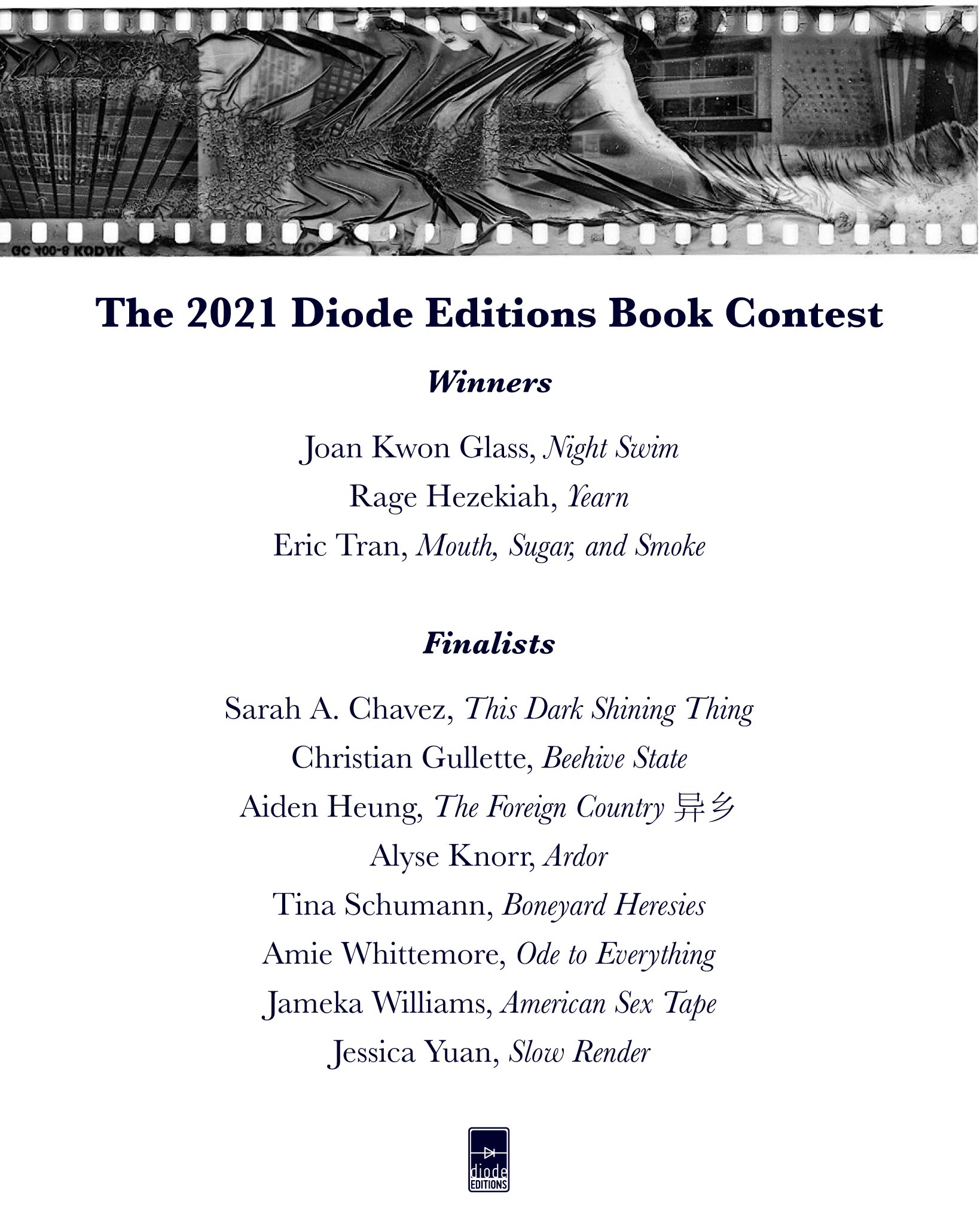 Diode Editions on Twitter "We're excited to announce the winners of