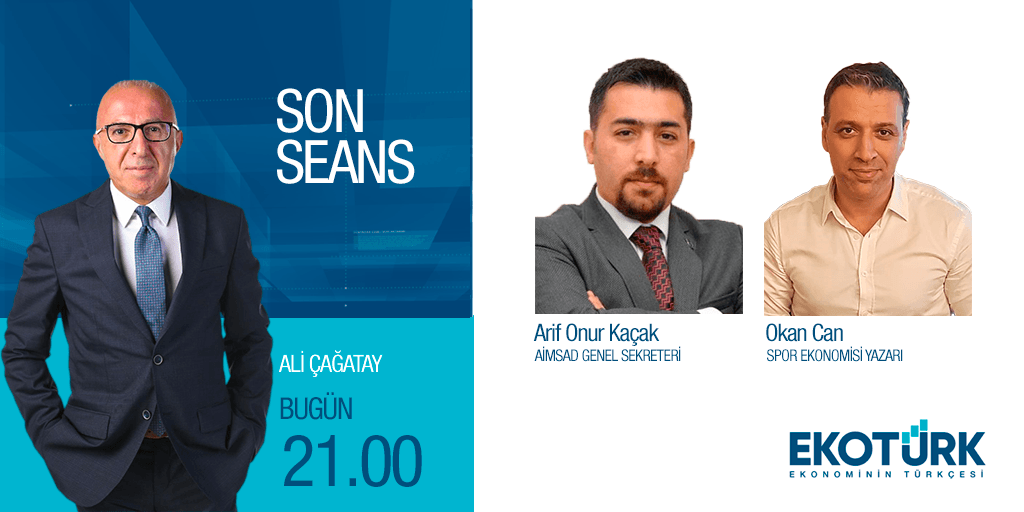 Ekoturktv's tweet photo. Son Seans'ta Ali Çağatay'ın bugünkü konukları;

📌Arif Onur Kaçak @ArifOnurKACAK 
📌Okan Can @okancanyaziyor 

⏰21.00
🔴Canlı Yayın: https://t.co/Cr4i9siTBT https://t.co/1H50msDu1c