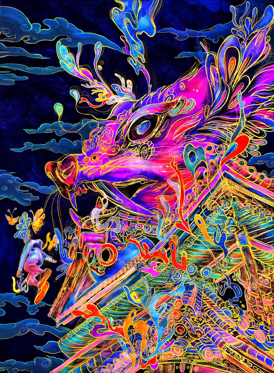 Dear friends, really excited to share my new artwork 'Fueled' ⚡💛

Thank you so much! 🍄