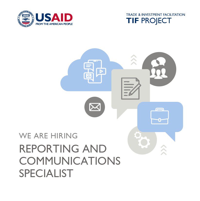 Tiflebproject's tweet photo. #JobAlert: The #TIFproject is hiring a Reporting and Communications Specialist to join its team.
For more information on the role, its requirements and to apply, please check this link: https://t.co/se60TvkpJG
#communications #reporting #Lebanon #USAID https://t.co/1JThnp6XAD