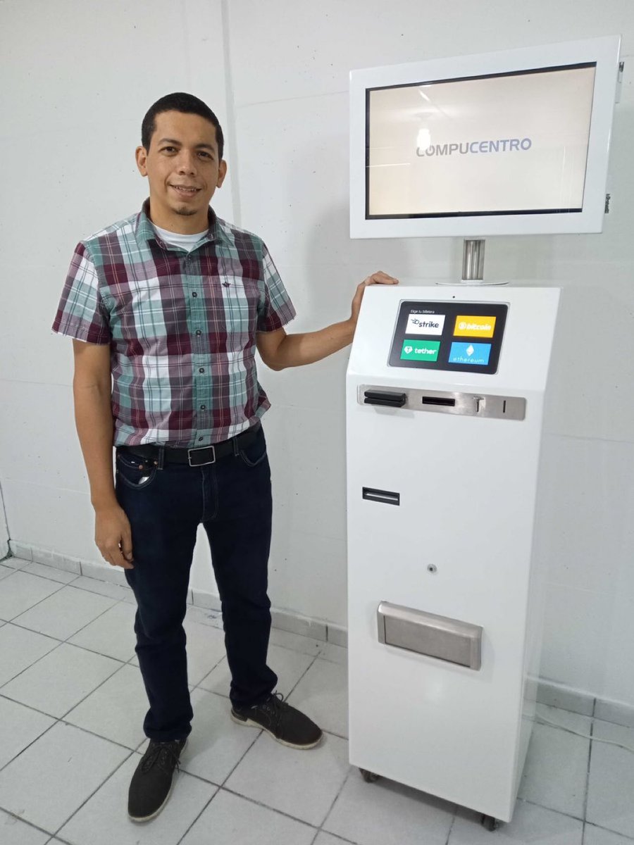 Tomorrow #Bitcoin will be legal tender officially in El Salvador! Here is already the first Bitcoin ATM set up. BULLISH!!!