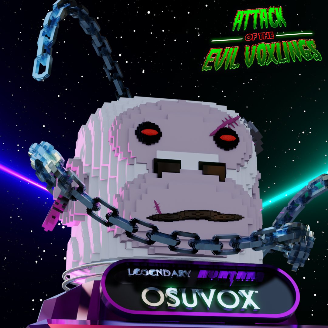 Osuvox_io's tweet photo. ๐ตโ๏ธThis grisly beast was the latest Legendary Avatar to descend on the metaverse! Congrats to the minter on sniping this 100/10k Osuvox Avatar!๐ฅ #osuvox #nft #decentralisedgaming #metaverse #nftcollector #augmentedreality #virtualreality #sandbox #sandboxgame #VR #voxelart #pfp https://t.co/apCIPHQt4J