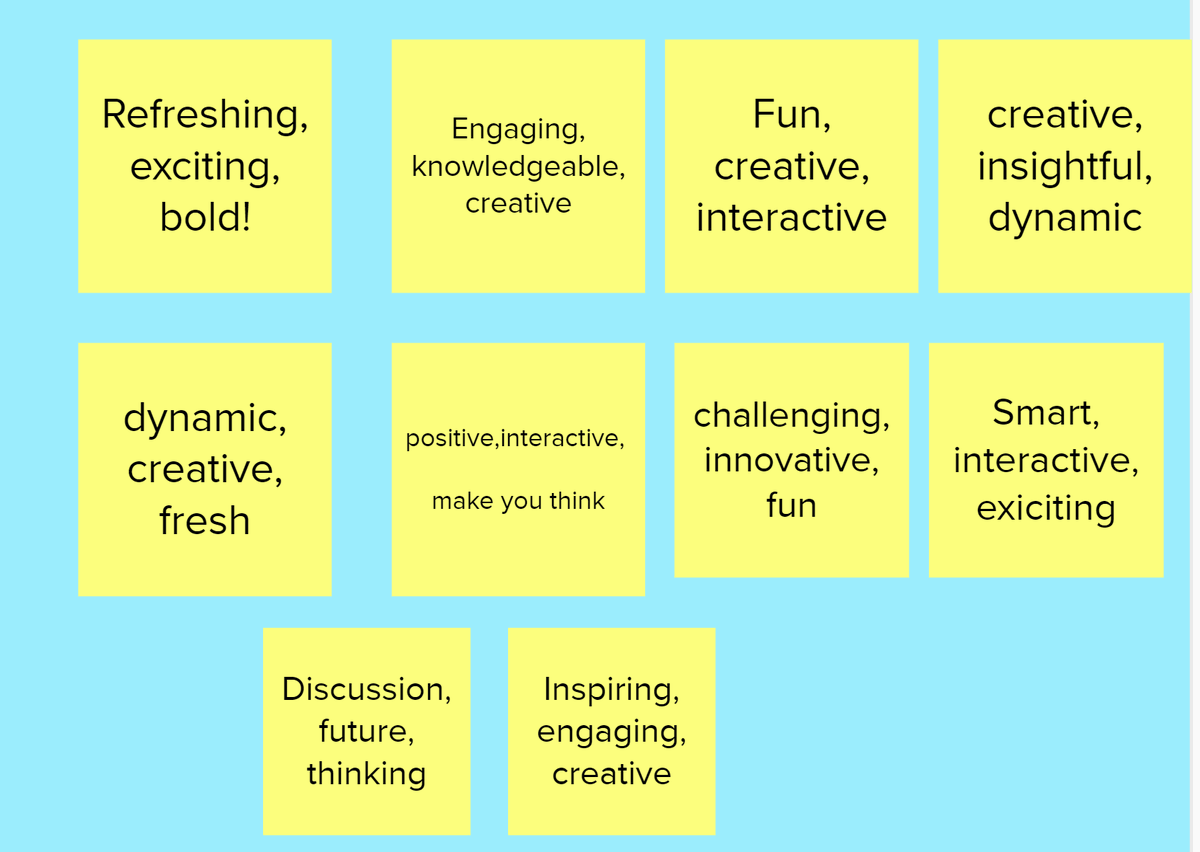 Some lovely three words summaries of todays #IGAC2021 Europe/Africa Networking Session on <a href="/MURAL/">Mural</a> ! 

@facilitatorbell @IGAC_ECS <a href="/IGACProject/">IGAC Project</a>