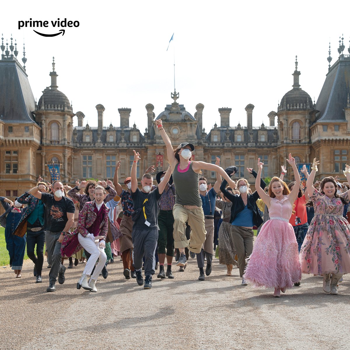 Cinderella's tweet photo. BRB framing and putting our face between Fab G and Cinderella. 😍✨ #CinderellaMovie is NOW STREAMING on @PrimeVideo. https://t.co/h4XW7ricys