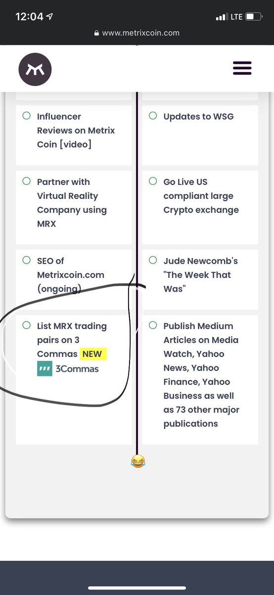 dimarco_danny's tweet photo. I just found out #metrix #mrx is going to have a pairing on 3commas!! I have been bot trading for a good while now.. I will open SO MANY MRX PAIRINGS when it becomes available. I need this asap.. #teammetrix https://t.co/DjG6rlusVC