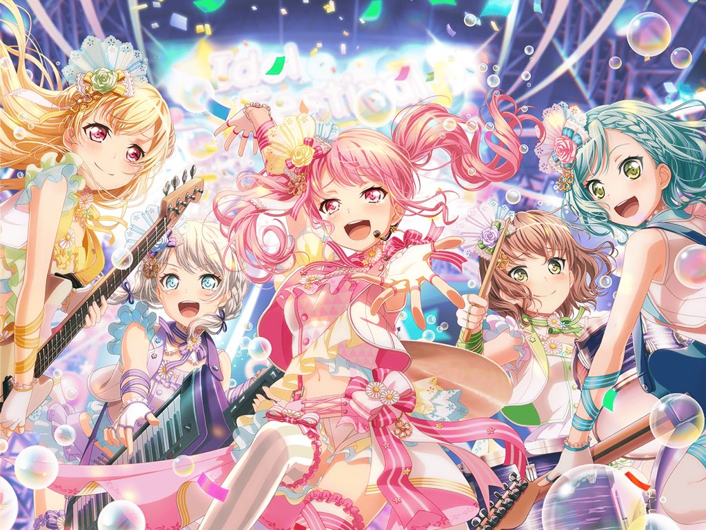 the entirety of Pastel Pallettes from BanG Dream! Girls Band Party are lesbians