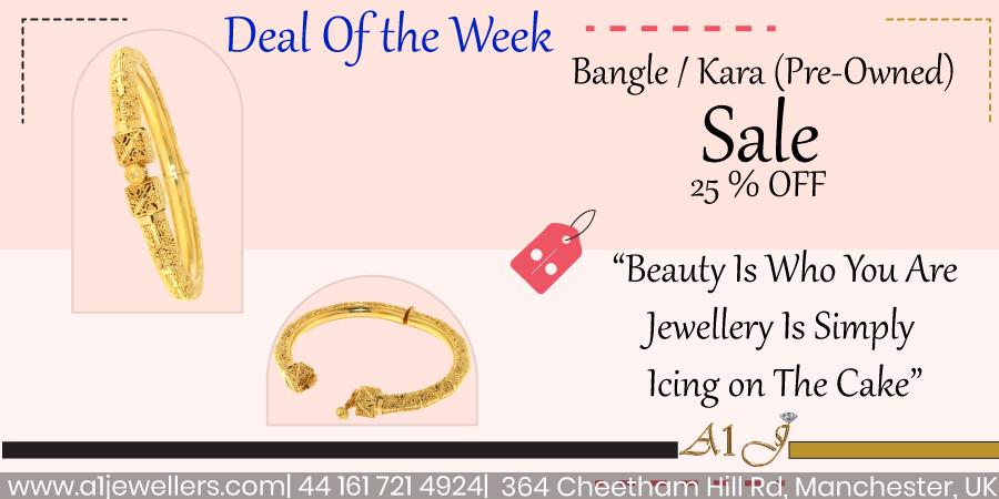 A1Jewellers's tweet image. Indian/Asian Pipe Kara/Bangle Openable (Single) (Pre-Owned)
RRP : £2006.35
Was: £1576.9
Now : £1499.99
You Save : £506.36 (25%)
Eligible For Free Delivery In The UK
a1jewellers.com/pre-owned-jewe…
#dealoftheweek #openable #bangle #kara #preowned #jewellery #fashion #stunning #england
