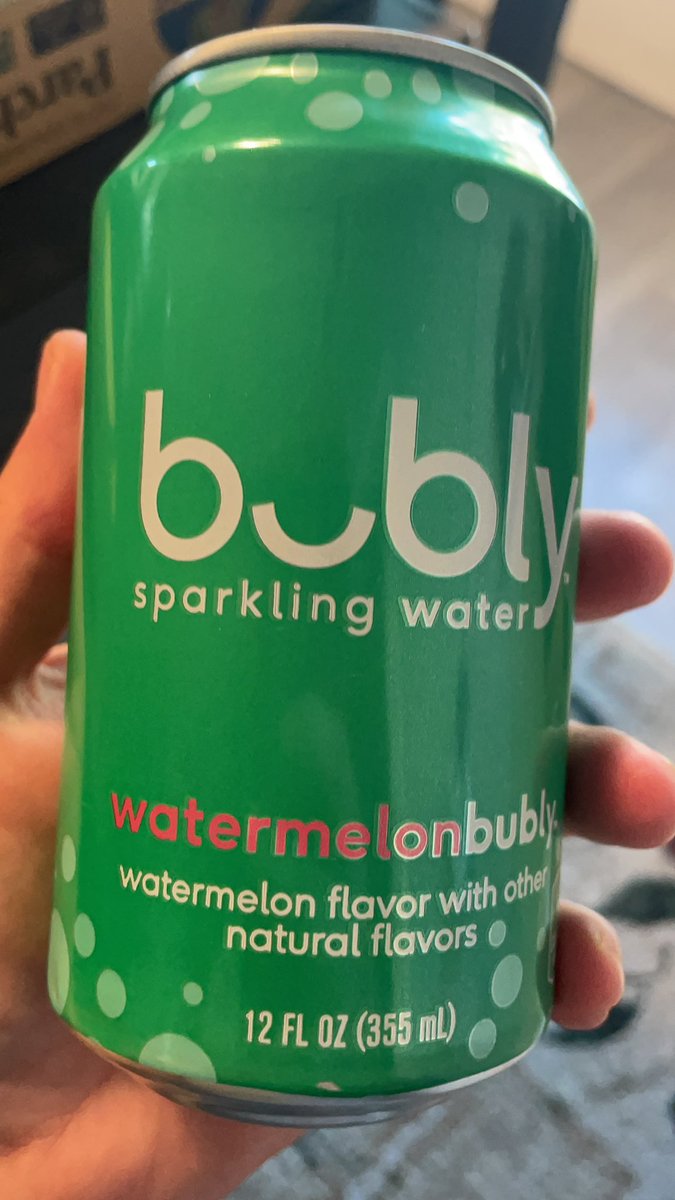 I saw this, decided to try… it’s ok. <a href="/drinkspindrift/">Spindrift Beverage Co.</a> I challenge you to a watermelon-off. I know you’d win. Sorry <a href="/bublywater/">bublywater</a>