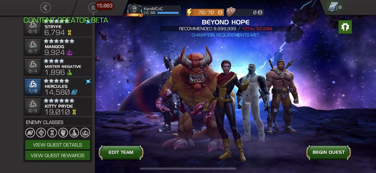 All 15 Kabam Broccoli champions