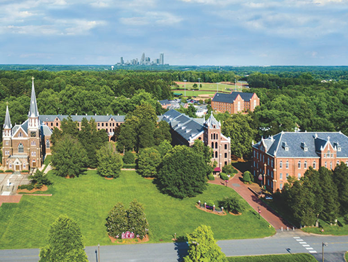 Belmont Abbey wishes you a Happy Labor Day! Today we honor all who have labored to build up this nation, just as the monks built Belmont Abbey College. With prayer and work-- ora et labora-- our campus was pieced together into the beautiful Abbey we know today!

#AbbeyLifeisGood