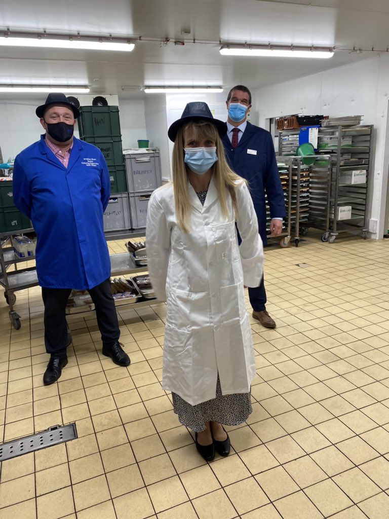 A busy day showing off NGH Estates and Facilities to our new CEO. They do a fantastic job and it was great to have our CEO take time out to visit the team. Not sure  Heidi was expecting the hat though! #nghnhstrust