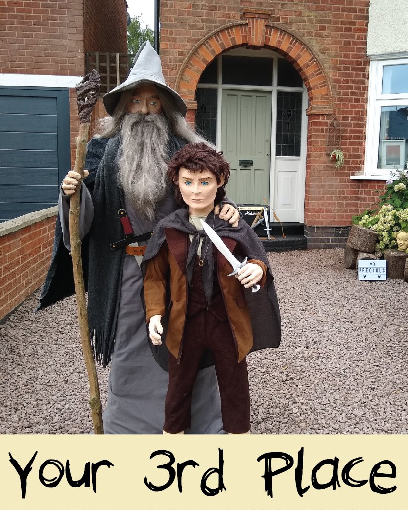 In our eyes, every single scarecrow that entered this year's trail was a winner. Your third favourite scarecrow was: