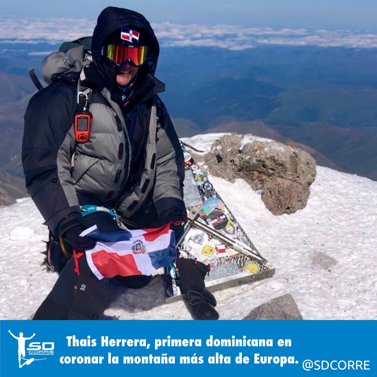 Thais Herrera, primera dominicana en coronar la montaña más alta de Europa.

Amplía aquí: santodomingocorre.com/articulos/noti…

#SDCorre