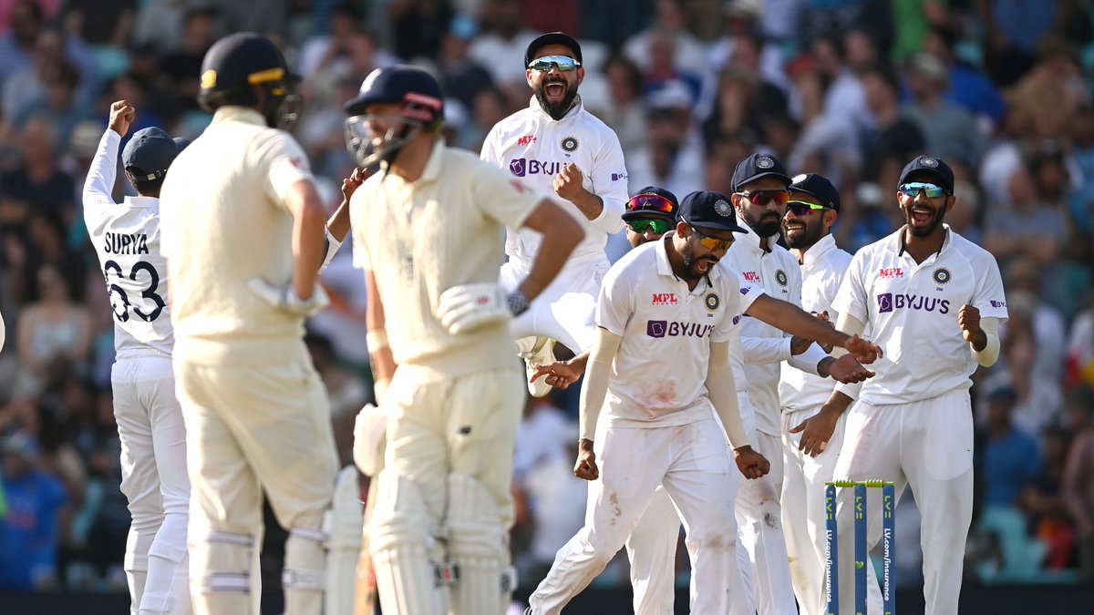 Breaking_24X7's tweet photo. #IndianCricketTeam pulled off a sensational 157-run win in the #4thTest against @EnglandCricket at #Oval, to take an unassailable 2-1 lead in the five-match series. This is also only the second time in history - after 1986 - that #India have won two Tests on one tour of #England. https://t.co/lYR3lz5iEo