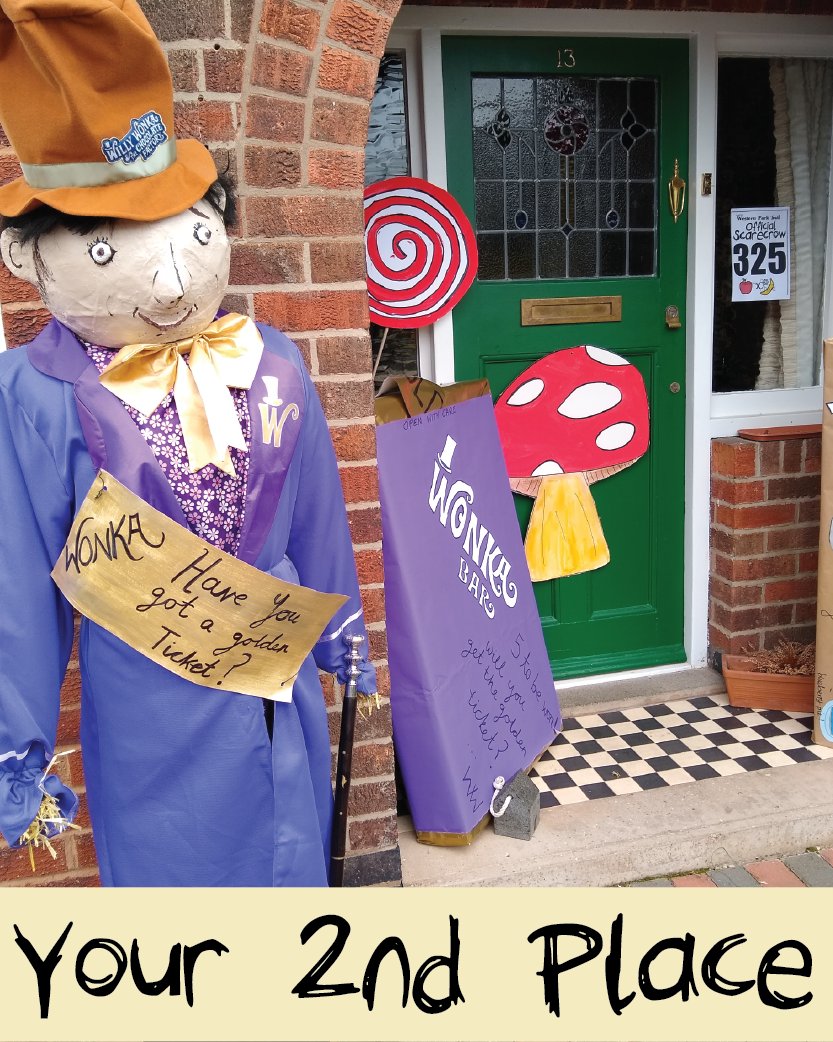 In our eyes, each and every scarecrow that entered this year's trail was a winner. This one was your second most popular scarecrow: