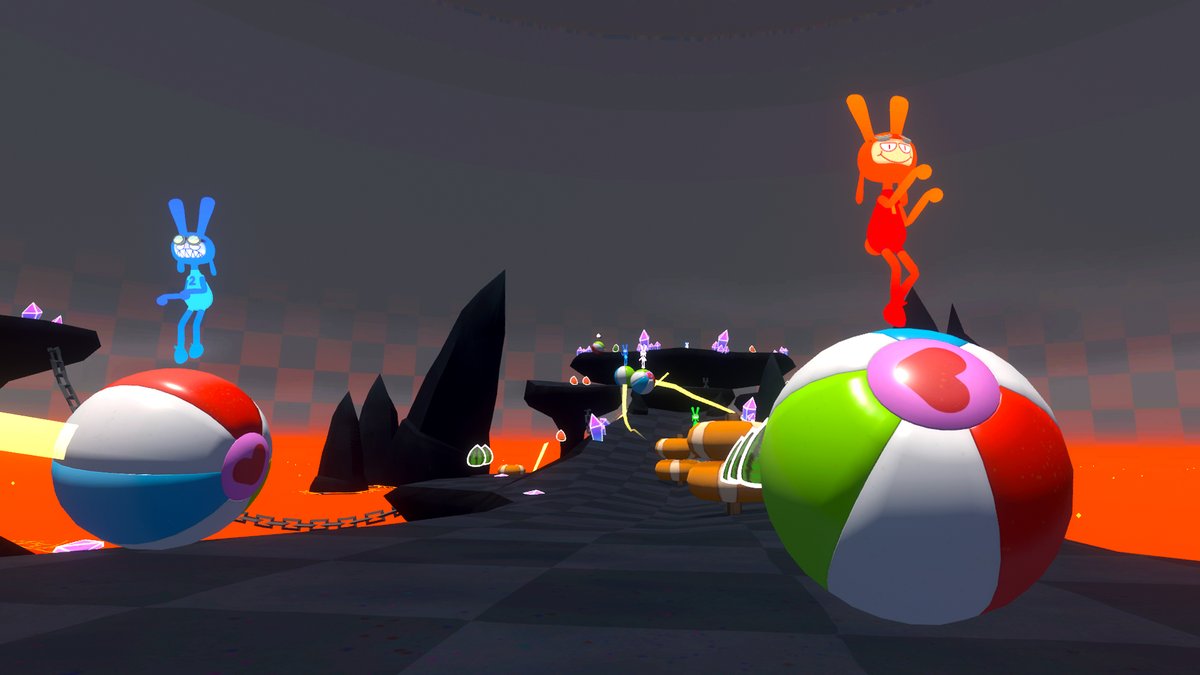 virtual_ksenia's tweet photo. MOMENT 7 of #VeniceVRExpanded

LMAO in the super fun game world made by @Faxmashine and shown and won by @Joeahunting. Jump onto the ball to get all these watermelons and pray for good!

@la_Biennale @FilmFestivalVe @VRChat #VeniceFilmFestival #Venezia78 #VeniceVR #VR #XR #VRChat https://t.co/XPE0f0aOsd