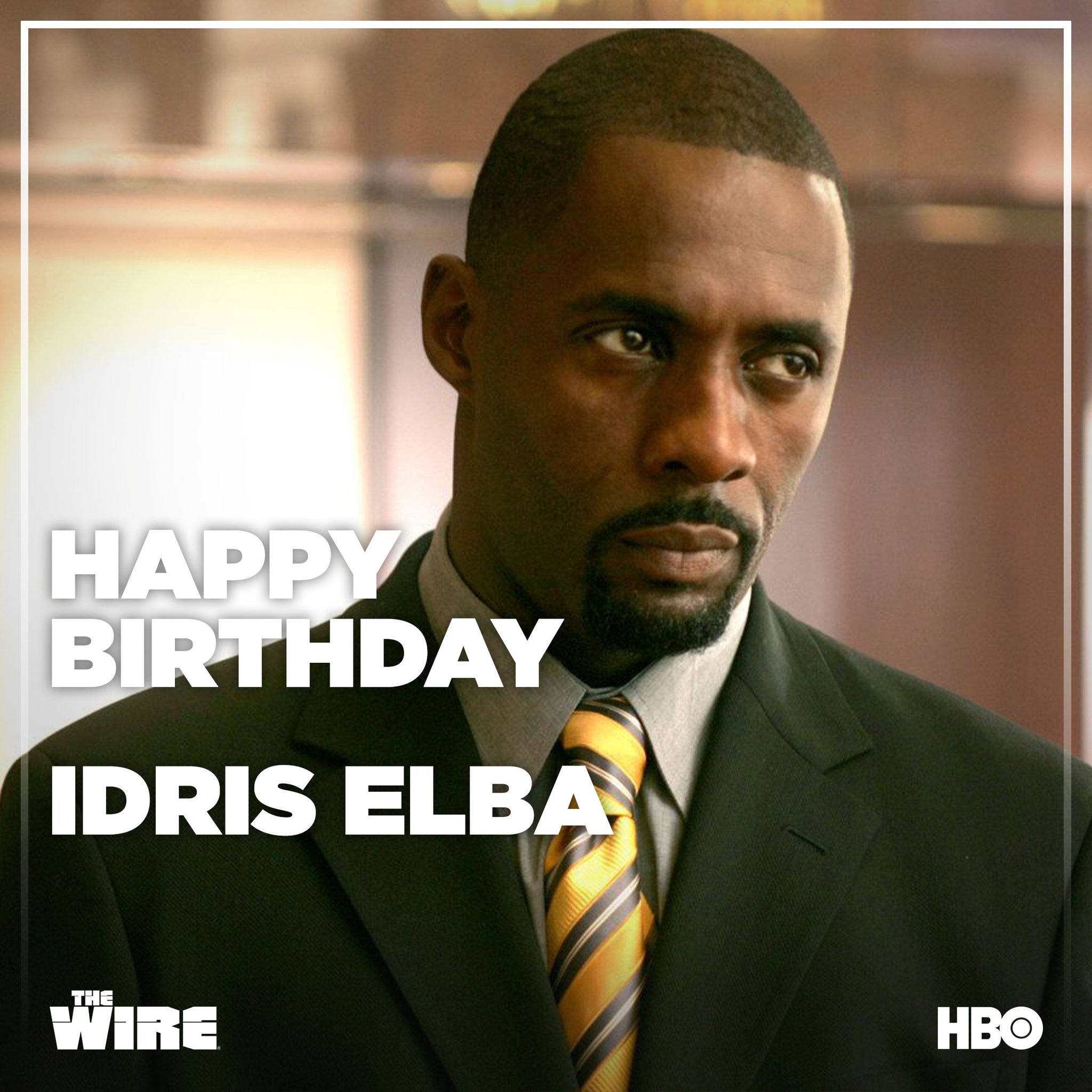 Happy Birthday to Idris Elba who gave us iconic, Stringer Bell. 