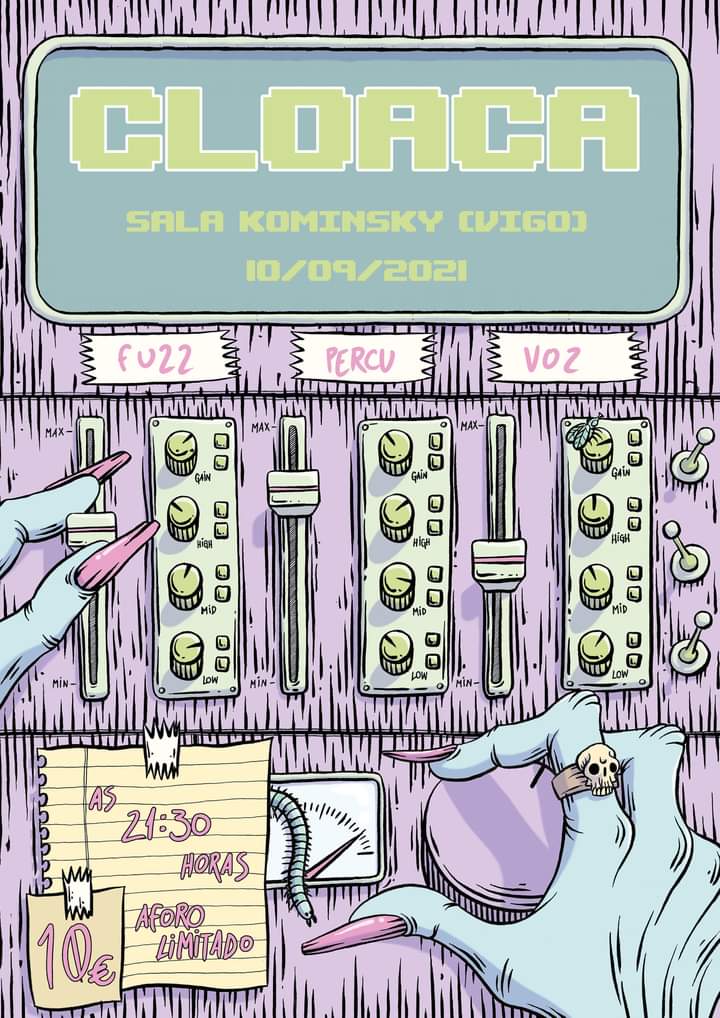 Este viernes #cloaca estarán en la #salakominsky de #vigo presentando su nuevo disco #vertidotoxico . Hazte con una copia en <a href="/SweetGroovesrec/">Sweet Grooves</a> #lafamiliarevolucion o freekydickyrecords.org