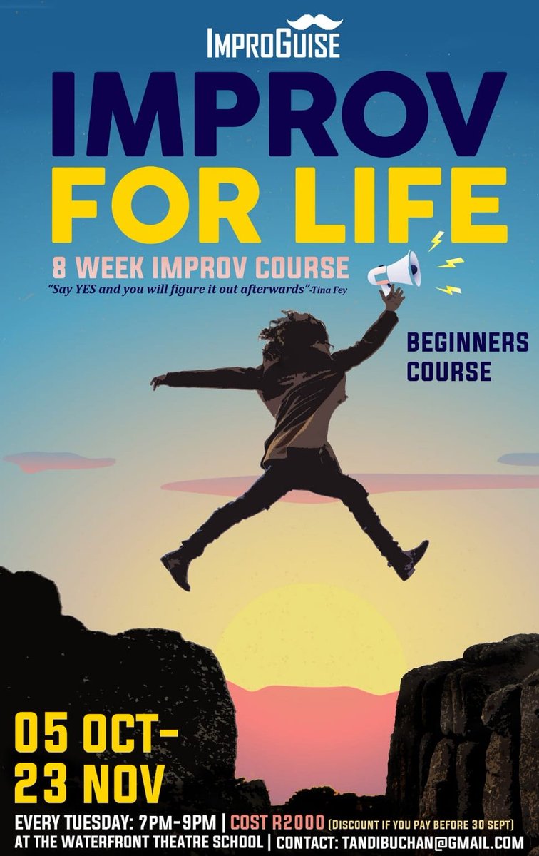 If you want a life changing experience then take the leap and sign up for  the <a href="/improguisesa/">ImproGuiseCT</a> improv course. You won't regret it.