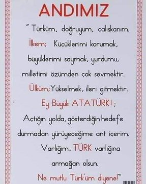 Bu sözleri yasaklayanlar bizden olamazlar.
Bu sözleri yasaklayanların, bırakın siyaset yapmayı, vatandaşlıkları iptal edilerek sınır dışı edilmeleri gereklidir.
Bunun imkansız olduğunu düşüyorsanız, bu düşünceye sizi itenleri desteklemeyi bırakmalısınız.
#Andımız
#OkullarAçıldı