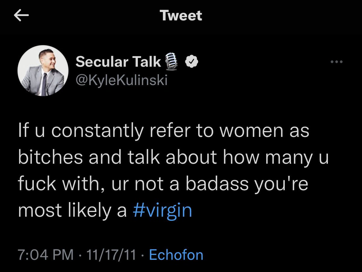 Old Kyle Kulinski tweets tweet media