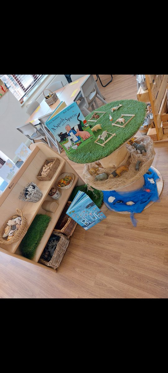 miss_stead's tweet photo. One more sleep until 23 little ones get to explore their new classroom. 🌟 It's amazing what you can do with a couple of cable reels and pallets! 🔨🔧🪚💚 #year1 #year1provision #newschoolyear #DIY https://t.co/DtnmCUa24W