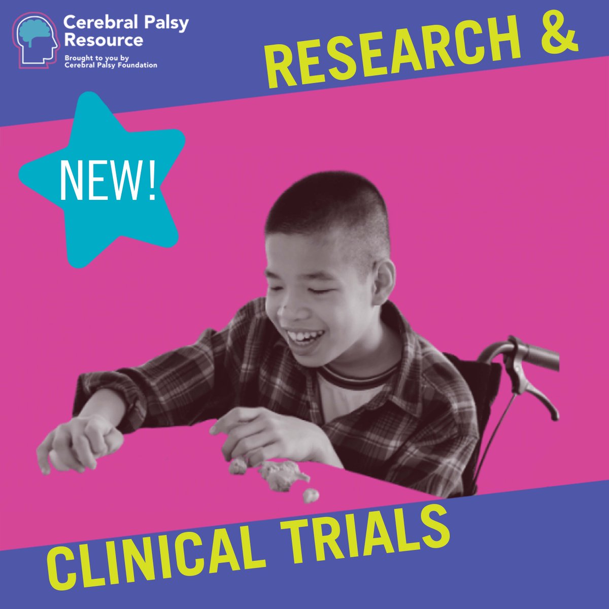 yourcpf's tweet image. On #CPResource, we&apos;ve compiled the most current #cerebralpalsy clinical trial &amp;amp; research study info - so you don&apos;t have to! Check in each month for new, innovative clinical trials from around the country 🔬

See what&apos;s new in #cpresearch: bit.ly/cpresearchtria…