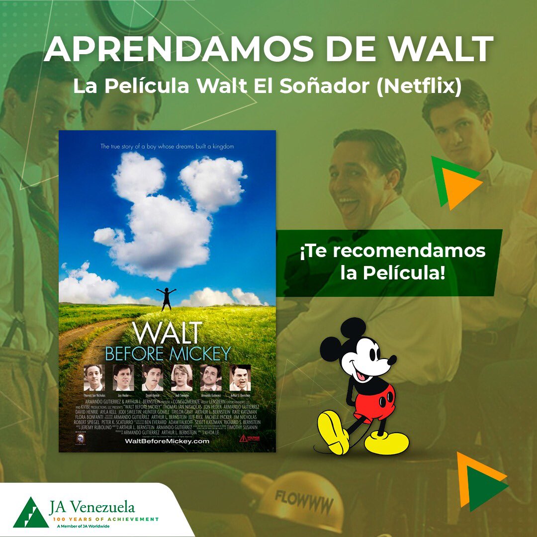 JEV_JA's tweet photo. APRENDAMOS DE WALT🐁
Lo que comenzó con un pequeño ratoncito se ha convertido en uno de los modelos de negocio más importantes.
Walt Disney nos enseña que Soñar es Importante, pero más importante es luchar por conquistar esos sueños.
¿Qué te pareció la película?
#javenezuela https://t.co/QHSGUzR1mN