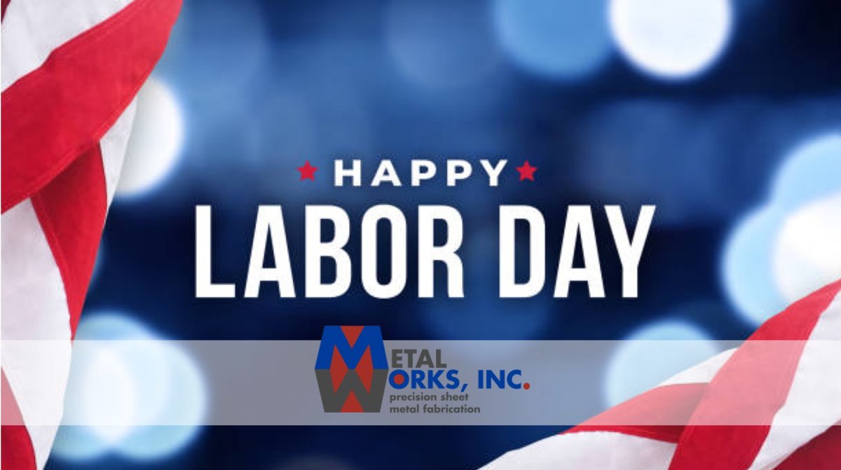 MetalWorksNH's tweet image. #LaborDayWeekend It's the end of summer but our team is gearing up to finish our our best year in company history. Prototypes to production, Metal Works, Inc. has you covered. metalworks-inc.com
