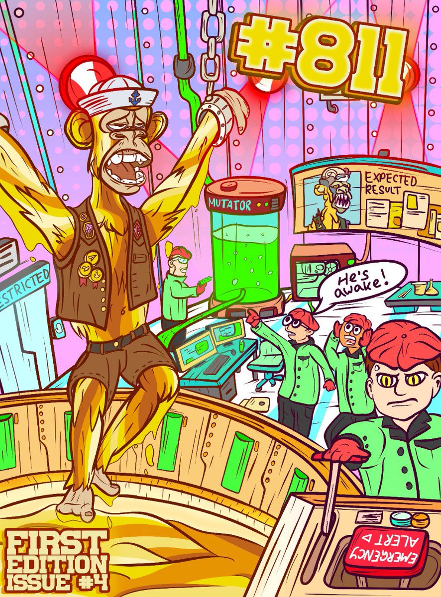 KingODawg_'s tweet photo. Two comics have been made so far for @KingOComicsNFT which one do you like best? @BoredApeYC https://t.co/RSmCckUayK