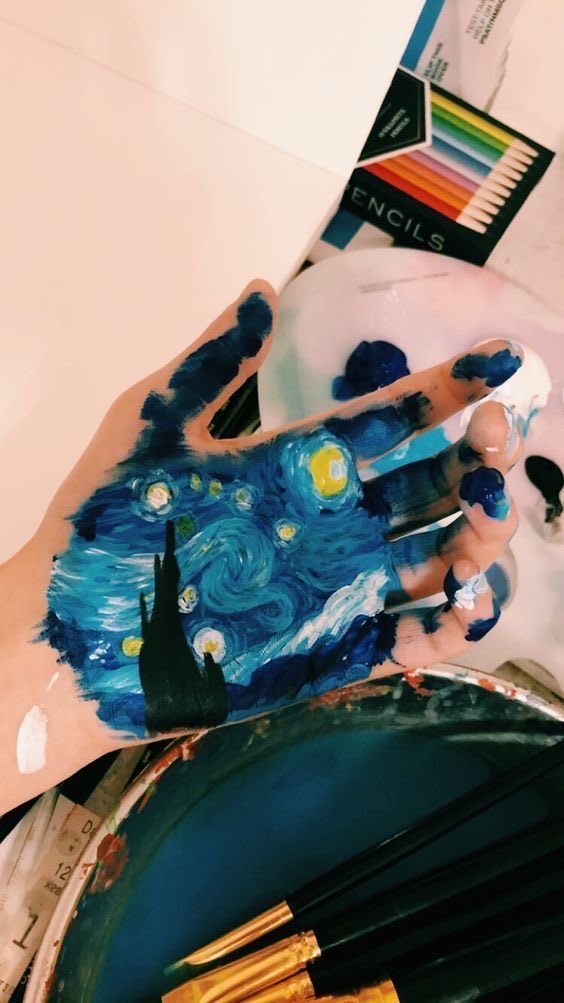 🎨 La noche estrellada 🌌
